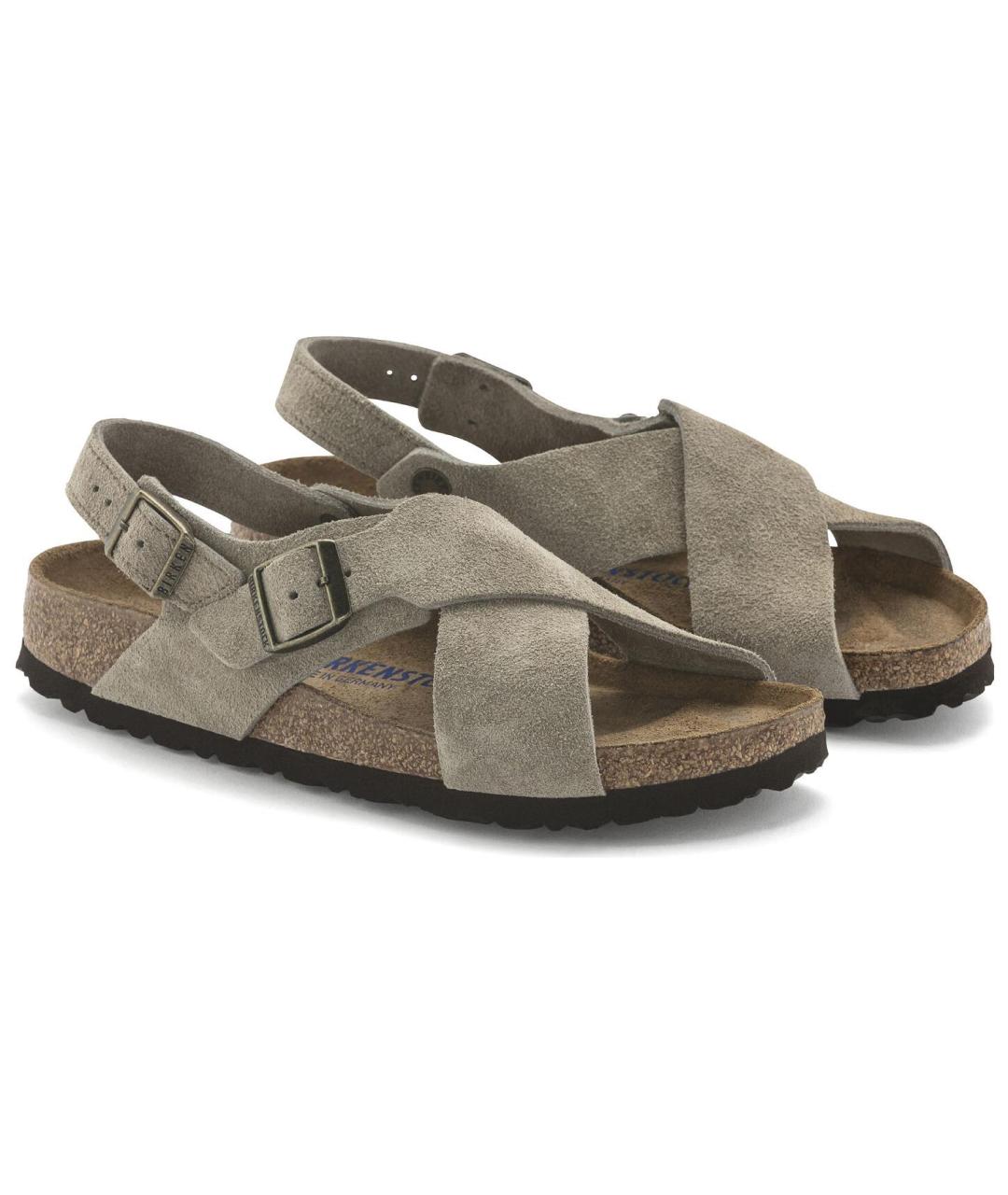 BIRKENSTOCK Коричневые сандалии, фото 4