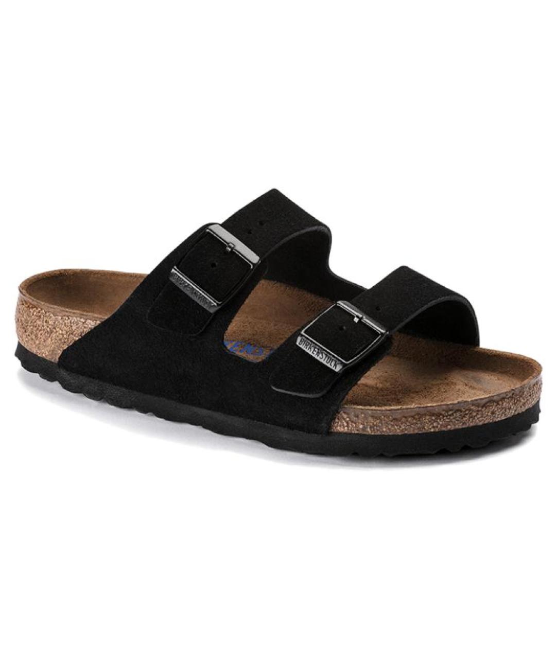 BIRKENSTOCK Черные замшевые сандалии, фото 3
