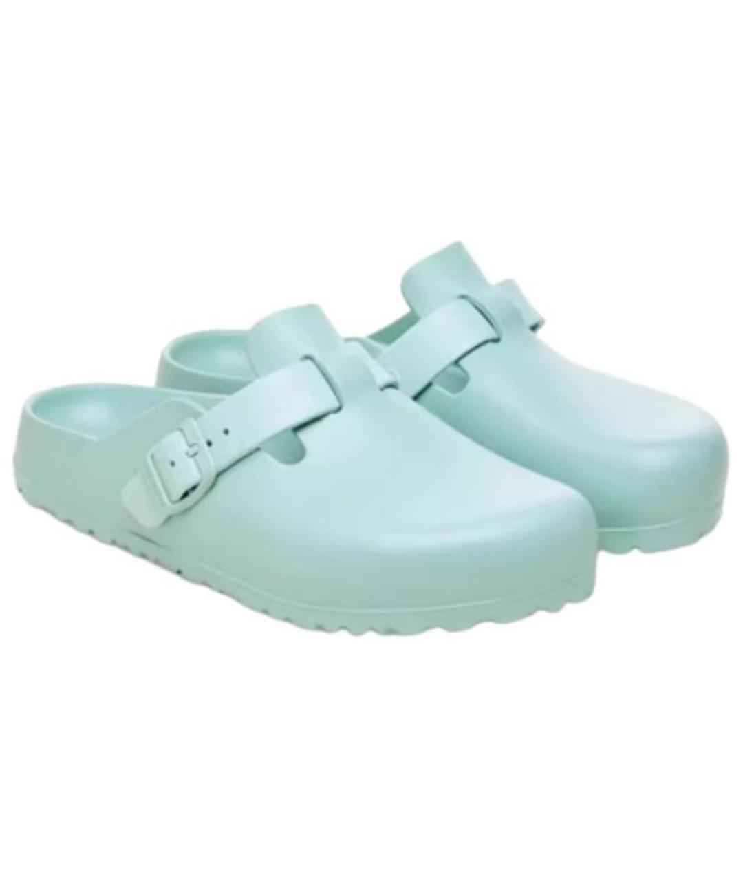 BIRKENSTOCK Голубые сабо, фото 3