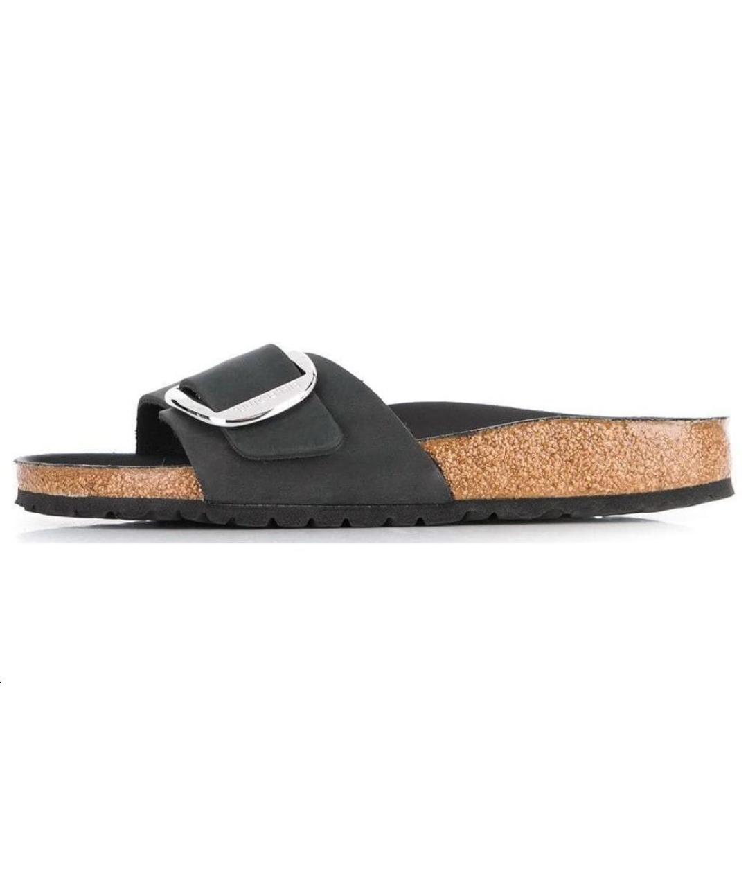 BIRKENSTOCK Черные шлепанцы, фото 2