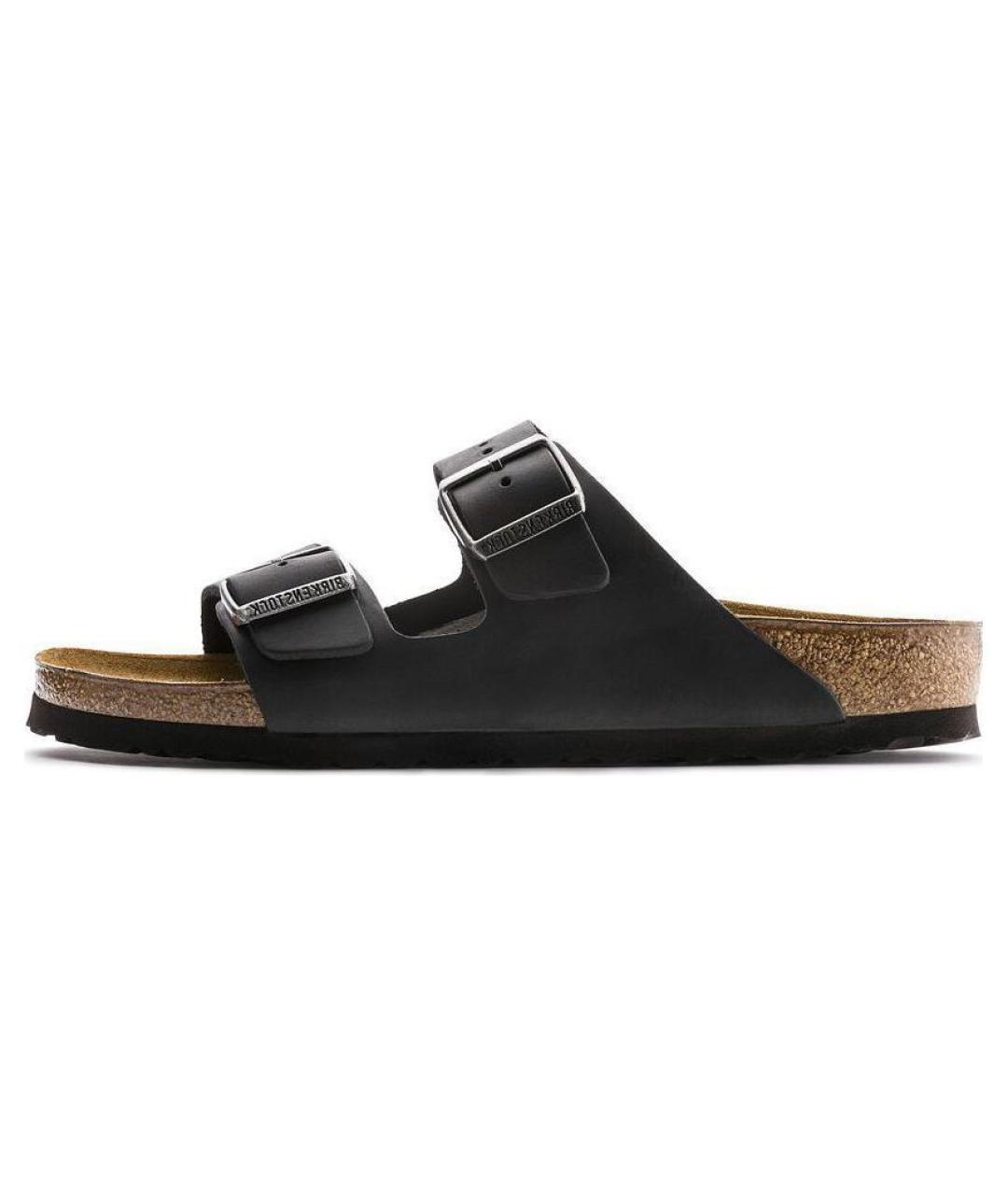 BIRKENSTOCK Черные кожаные сандалии, фото 2