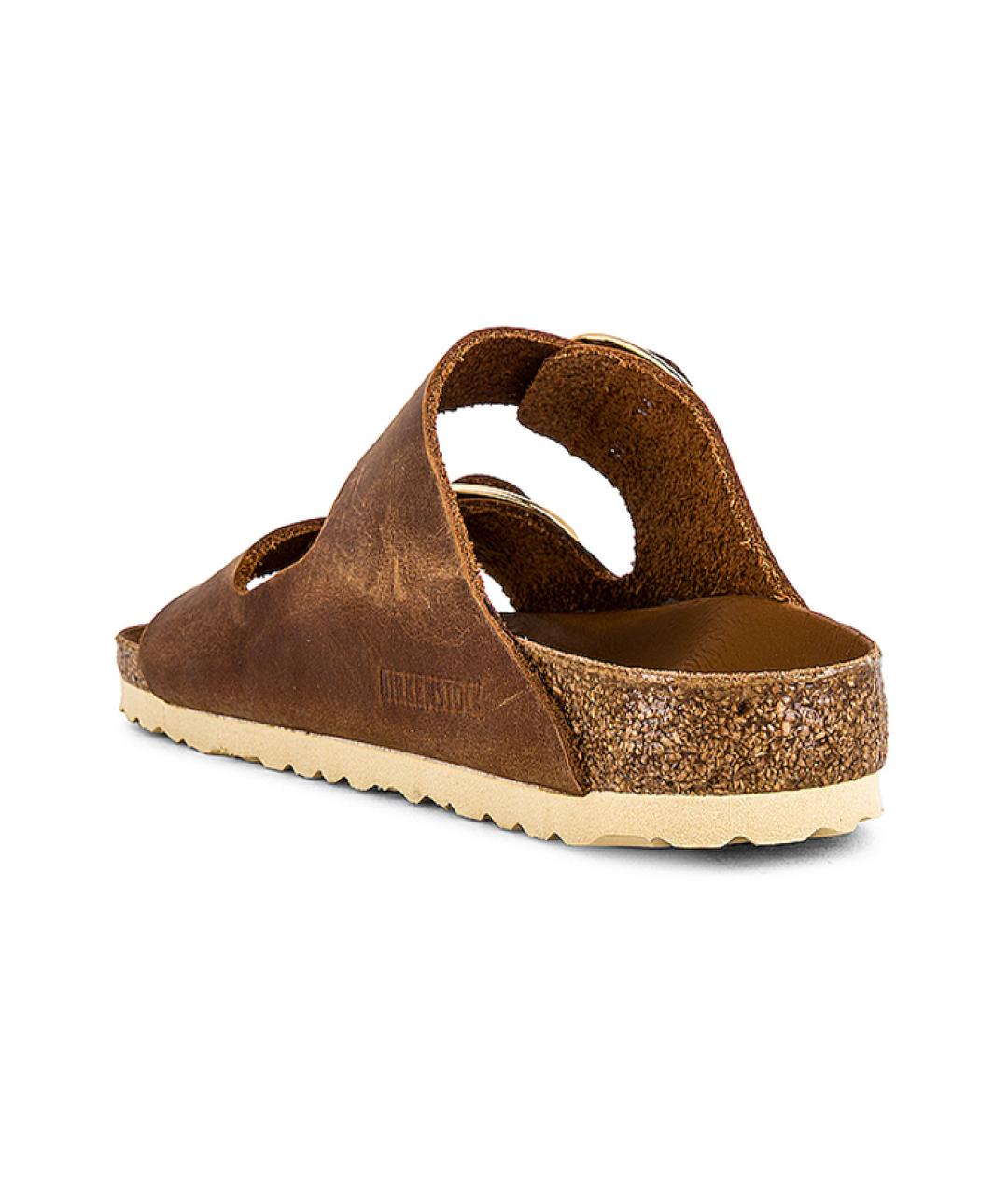 BIRKENSTOCK Коричневые замшевые сандалии, фото 4