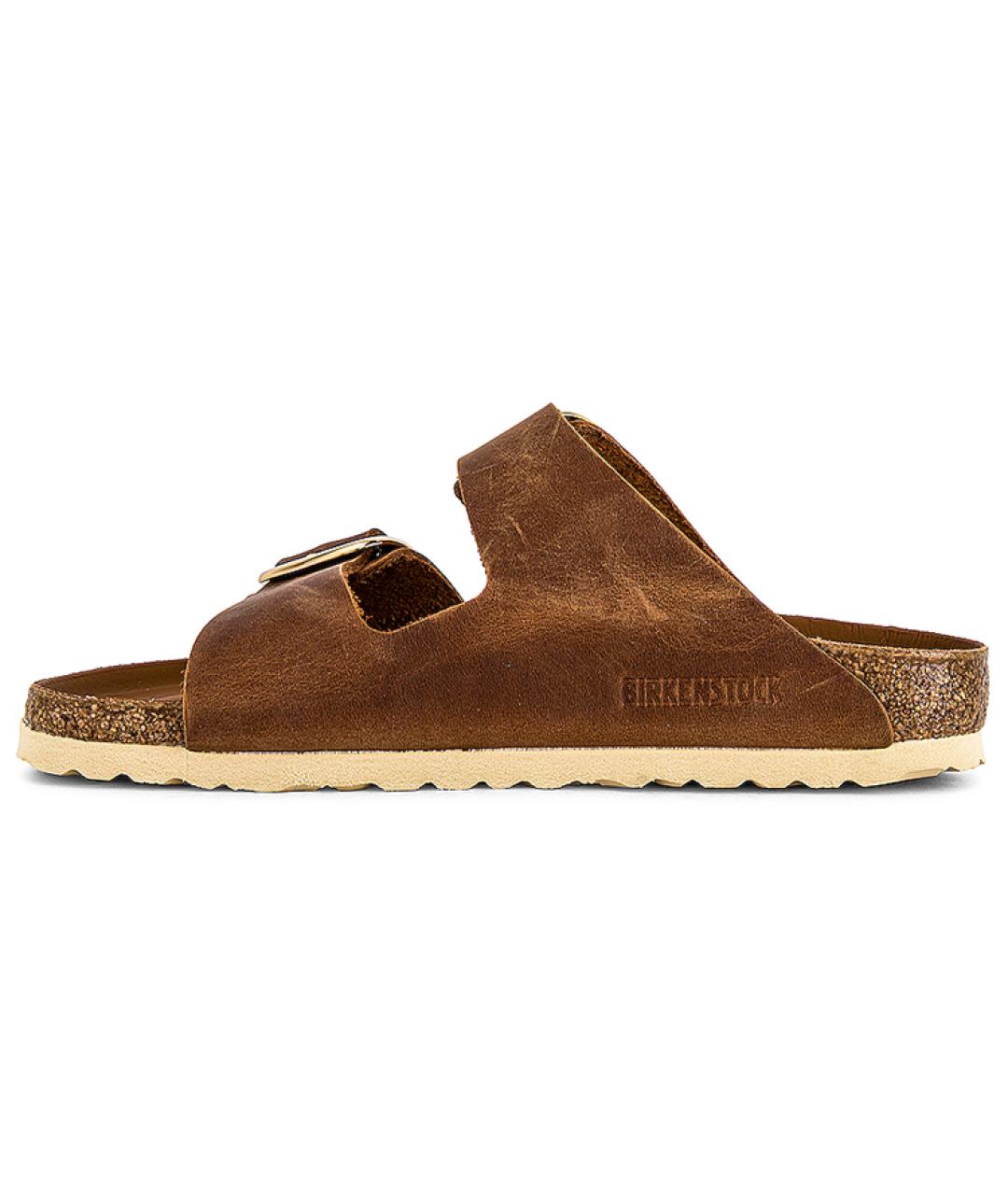 BIRKENSTOCK Коричневые замшевые сандалии, фото 2