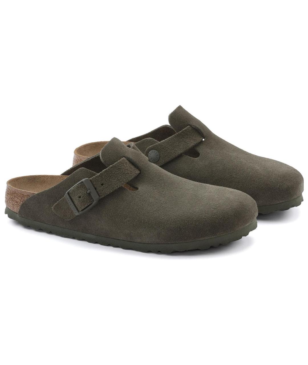 BIRKENSTOCK Серые сабо, фото 4