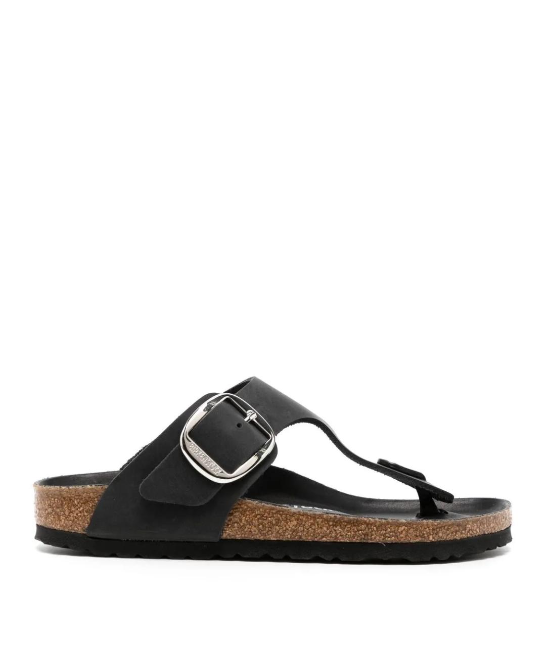 BIRKENSTOCK Черные шлепанцы, фото 1