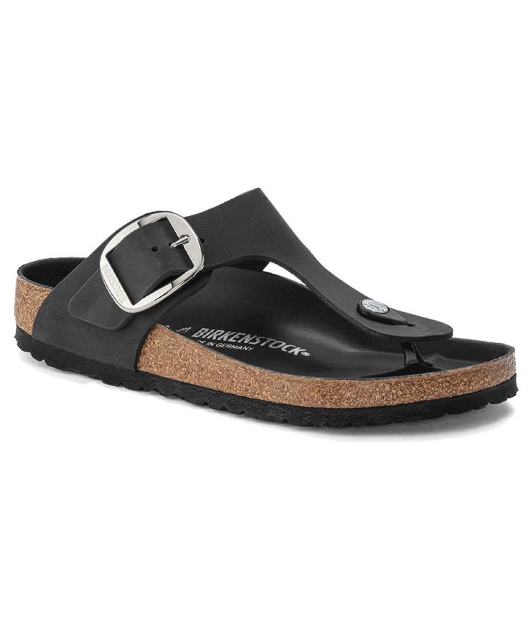 BIRKENSTOCK Черные шлепанцы, фото 3