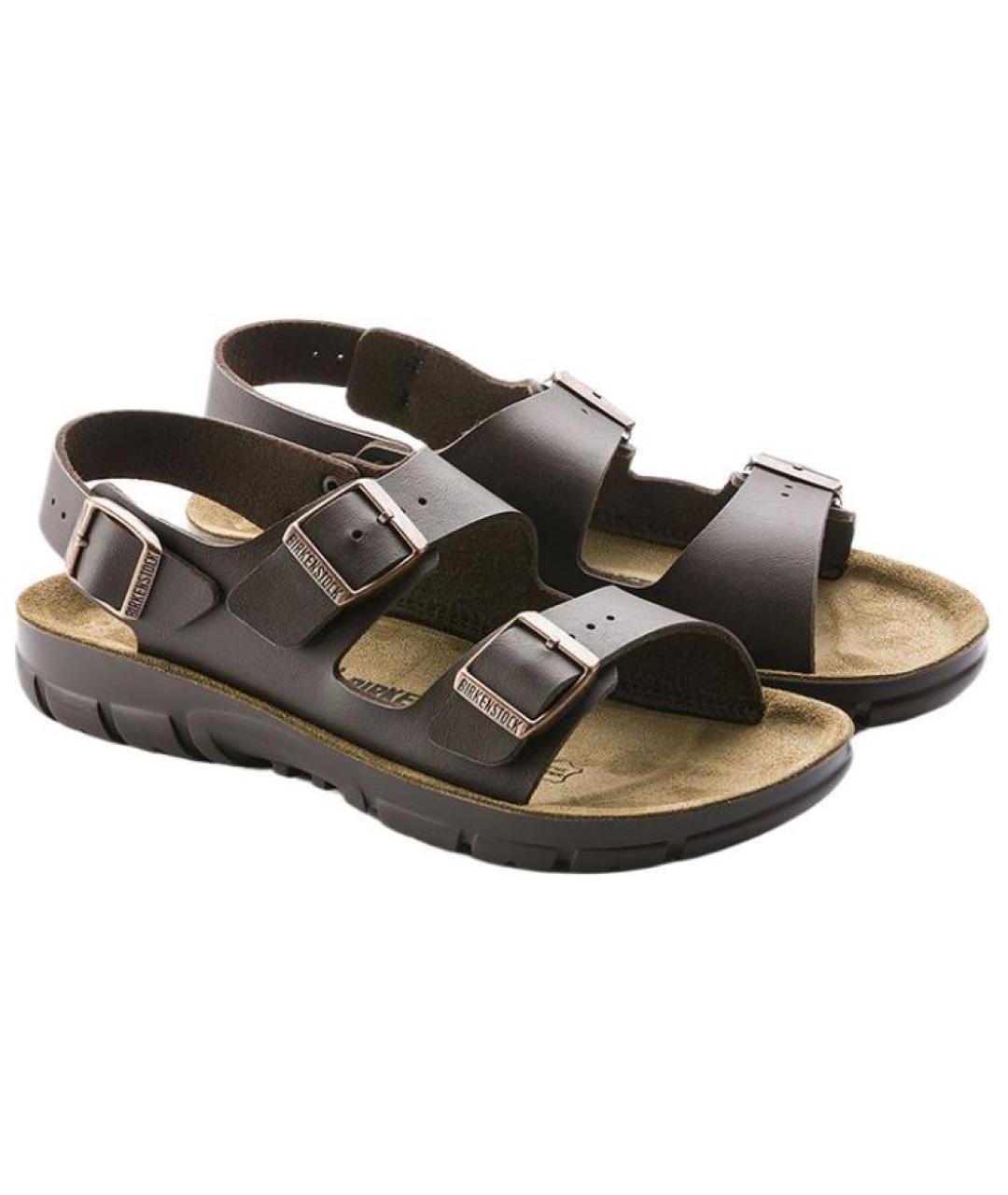 BIRKENSTOCK Коричневые сандалии, фото 4