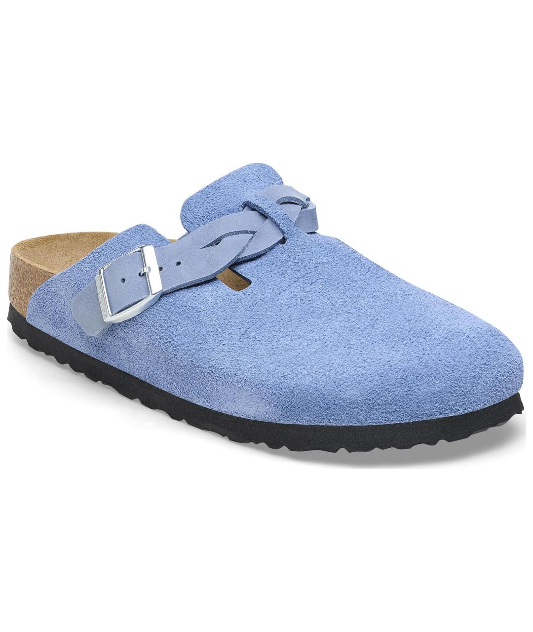 BIRKENSTOCK Голубые замшевые сабо, фото 2
