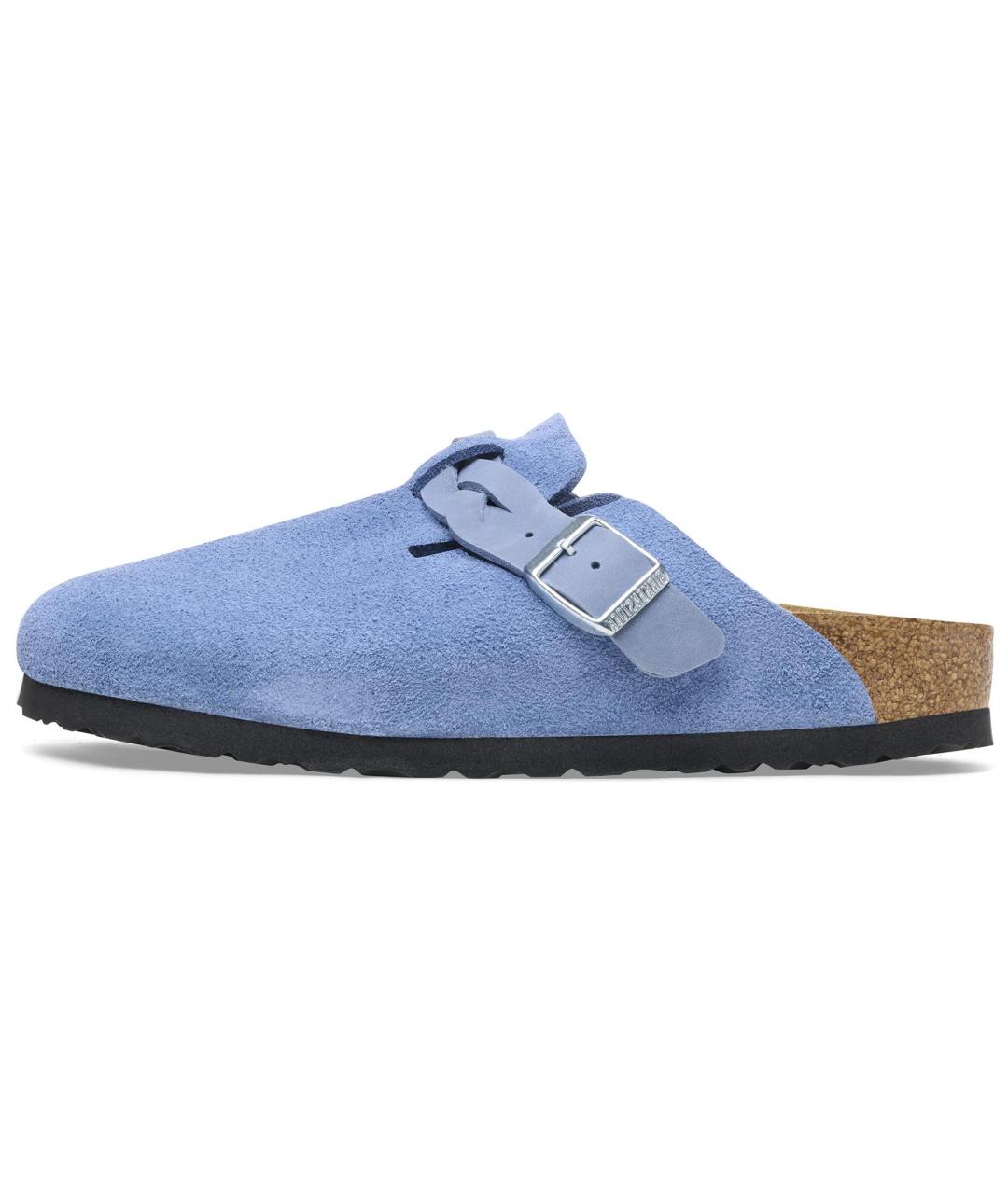 BIRKENSTOCK Голубые замшевые сабо, фото 6