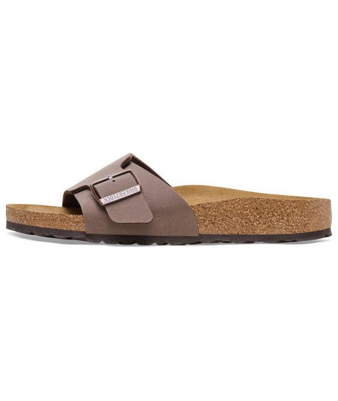 BIRKENSTOCK Коричневые шлепанцы, фото 2
