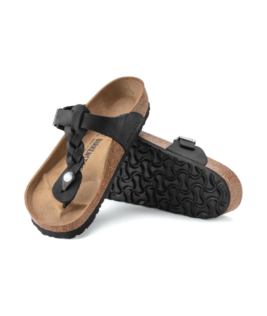 BIRKENSTOCK Черные шлепанцы, фото 5