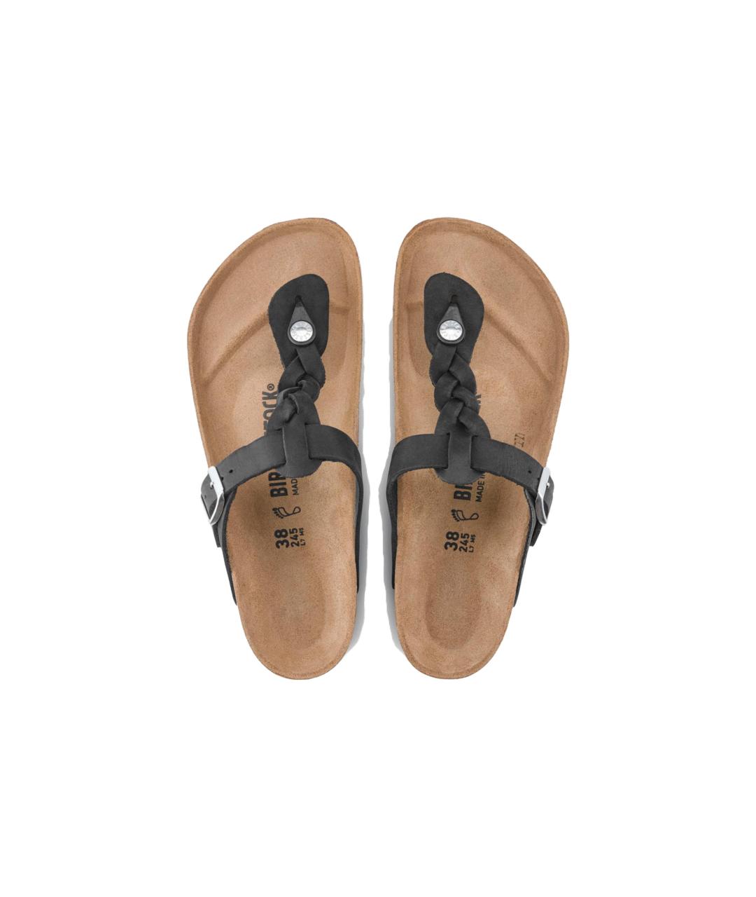 BIRKENSTOCK Черные шлепанцы, фото 4