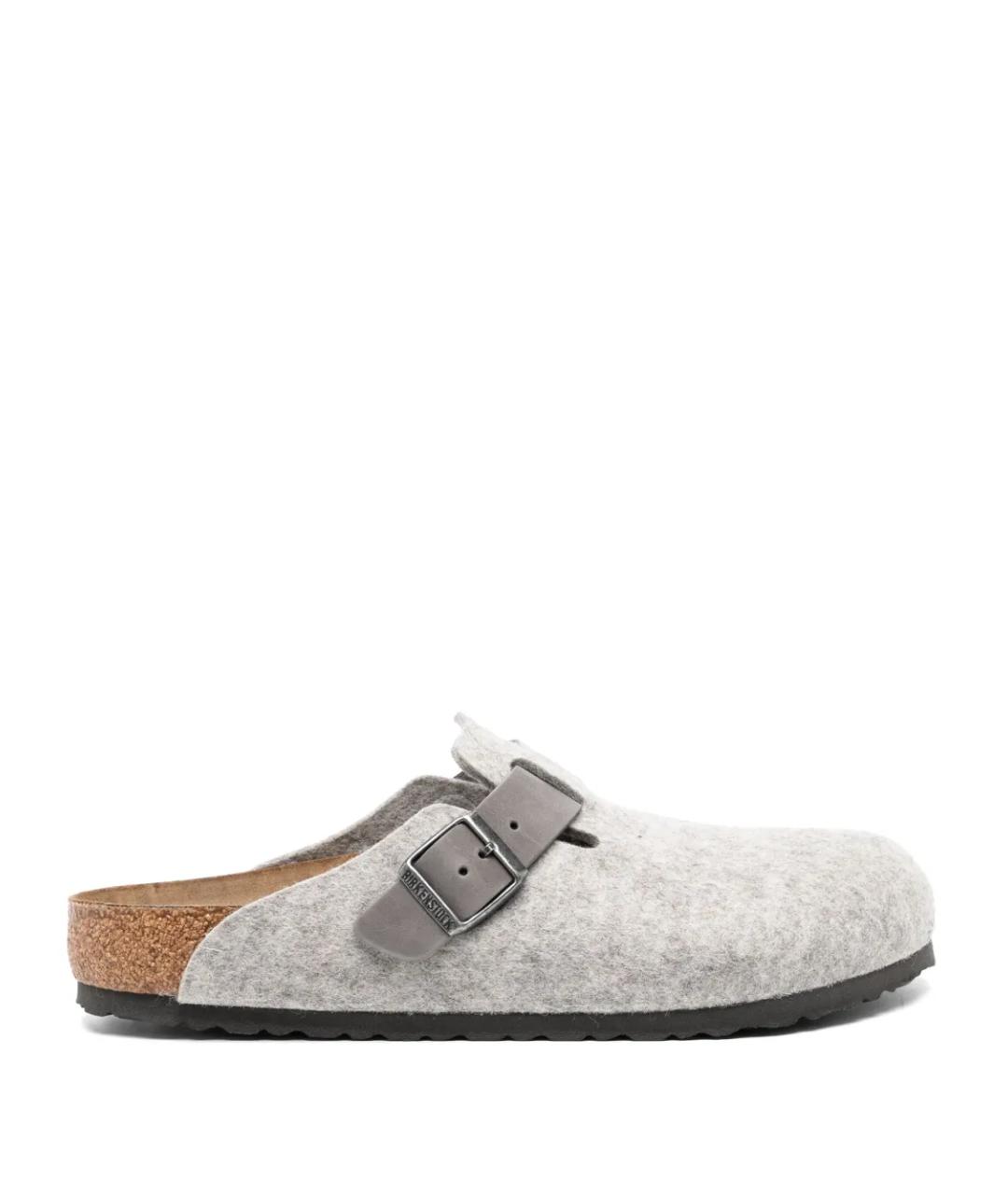 BIRKENSTOCK Серые сабо, фото 1