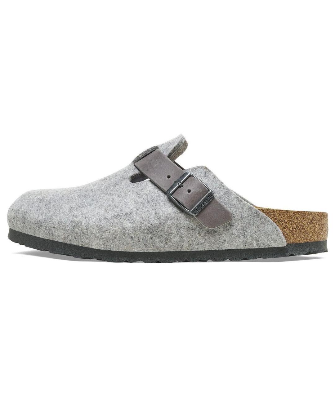BIRKENSTOCK Серые сабо, фото 2