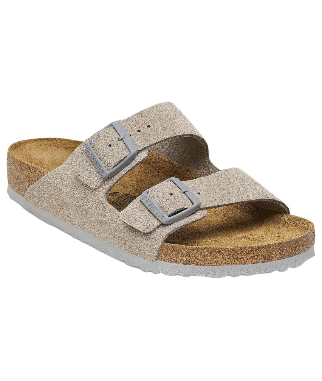 BIRKENSTOCK Серые замшевые сандалии, фото 3