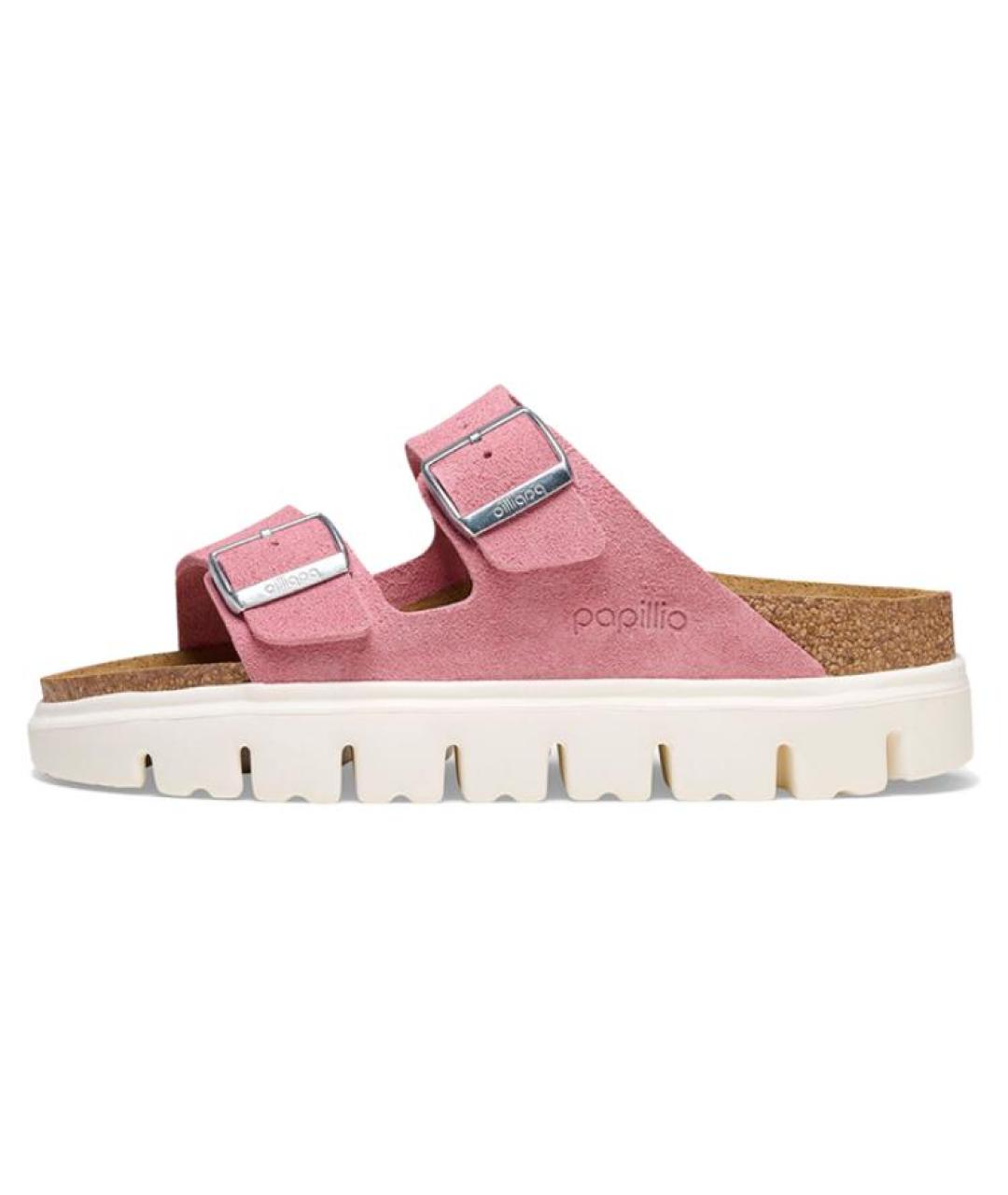 BIRKENSTOCK Розовые замшевые сандалии, фото 2