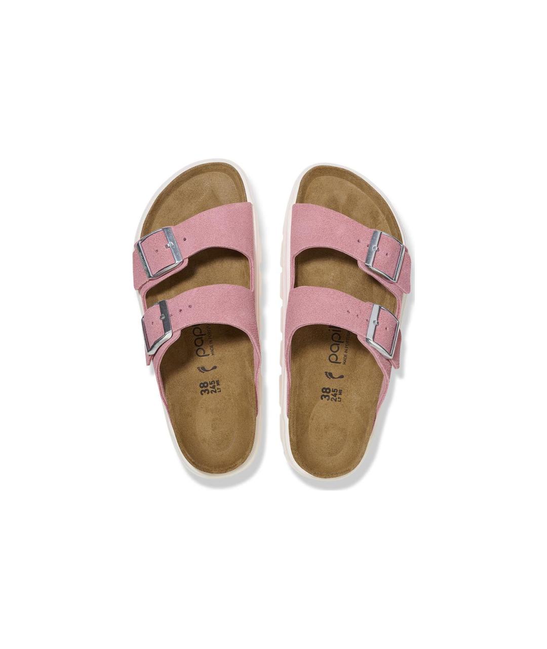BIRKENSTOCK Розовые замшевые сандалии, фото 3