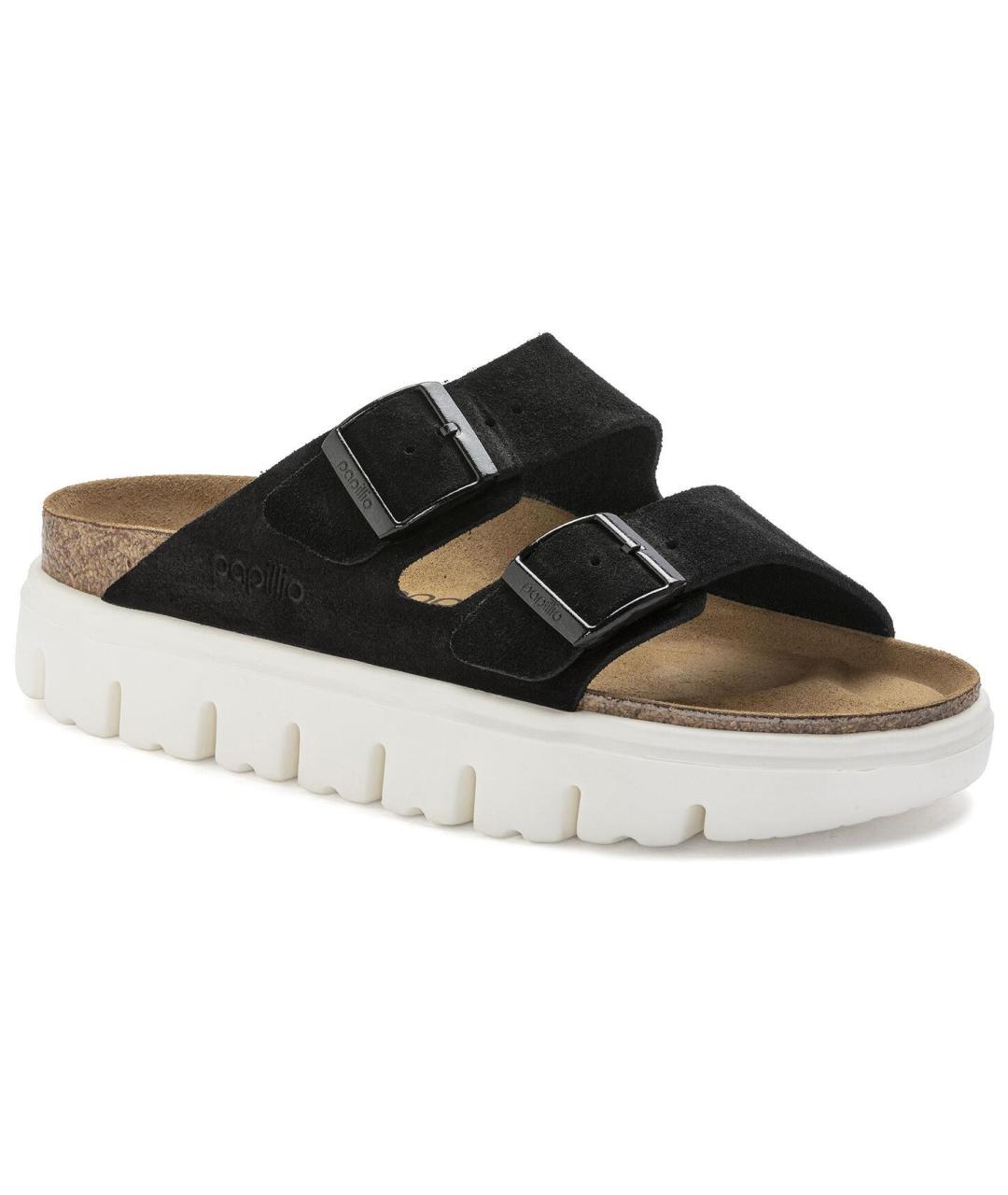 BIRKENSTOCK Черные замшевые сандалии, фото 3