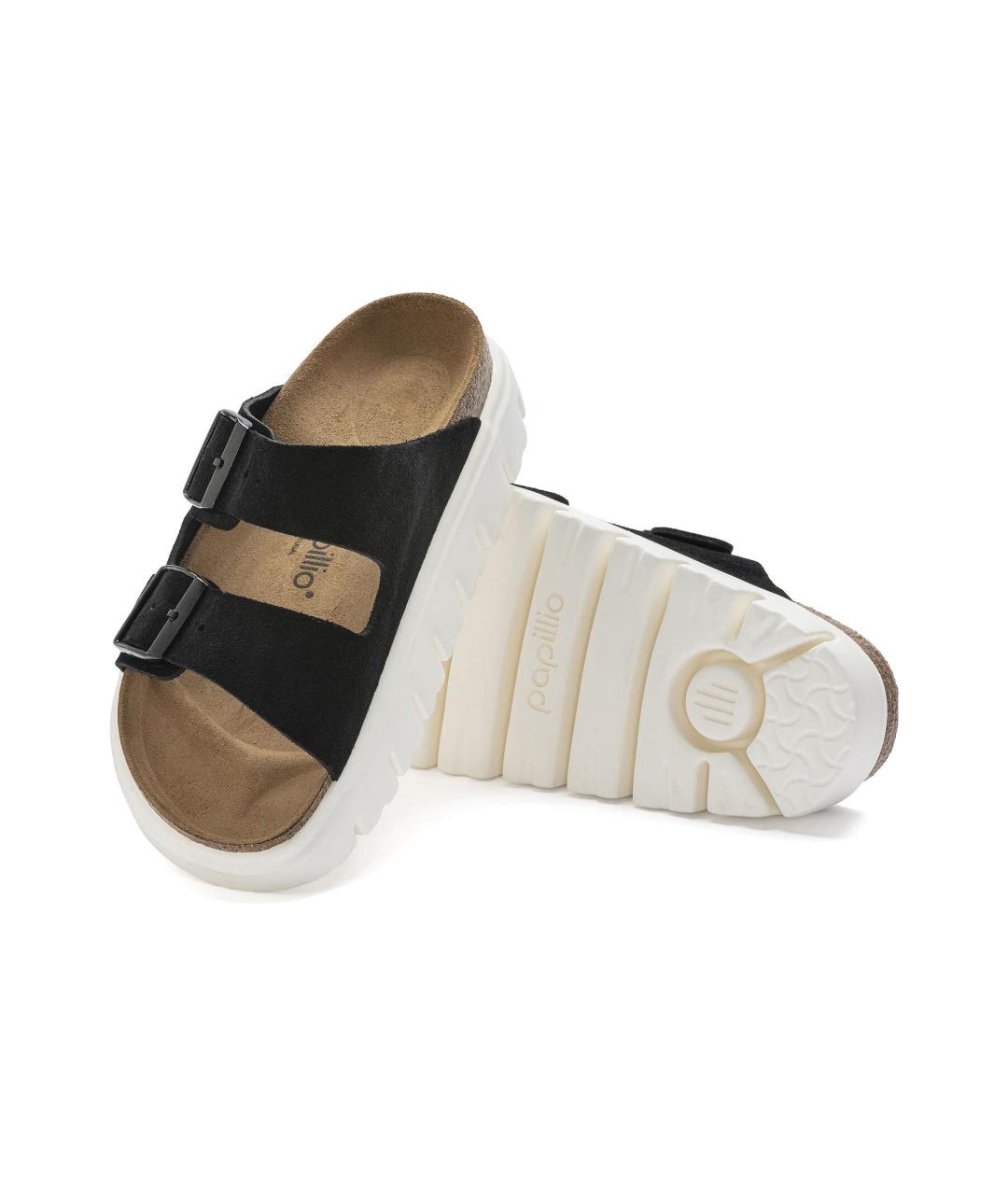BIRKENSTOCK Черные замшевые сандалии, фото 5