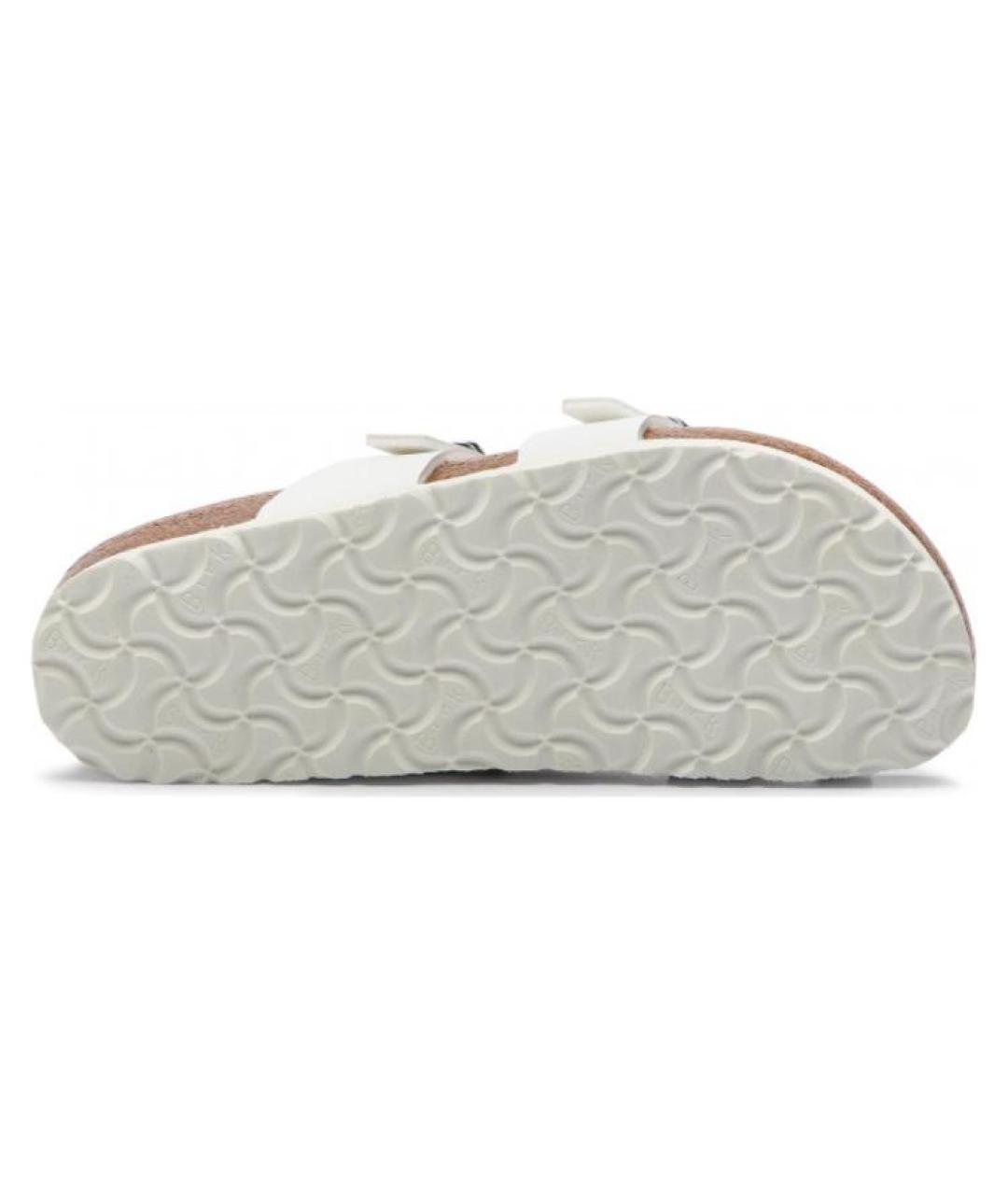 BIRKENSTOCK Белые кожаные сандалии, фото 6