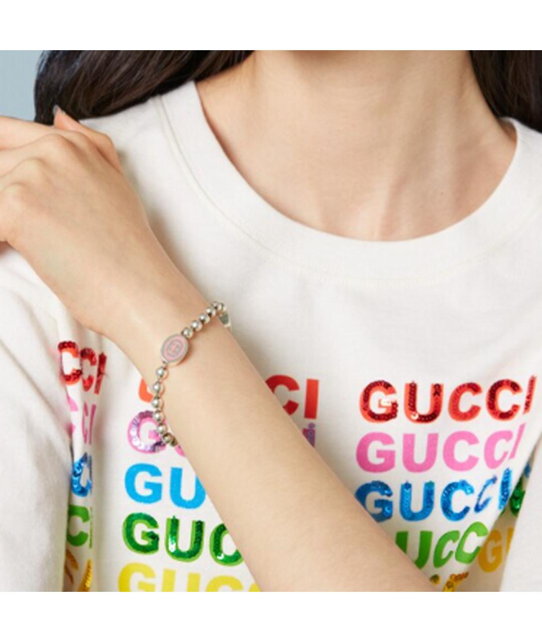 GUCCI Серебряный браслет, фото 2