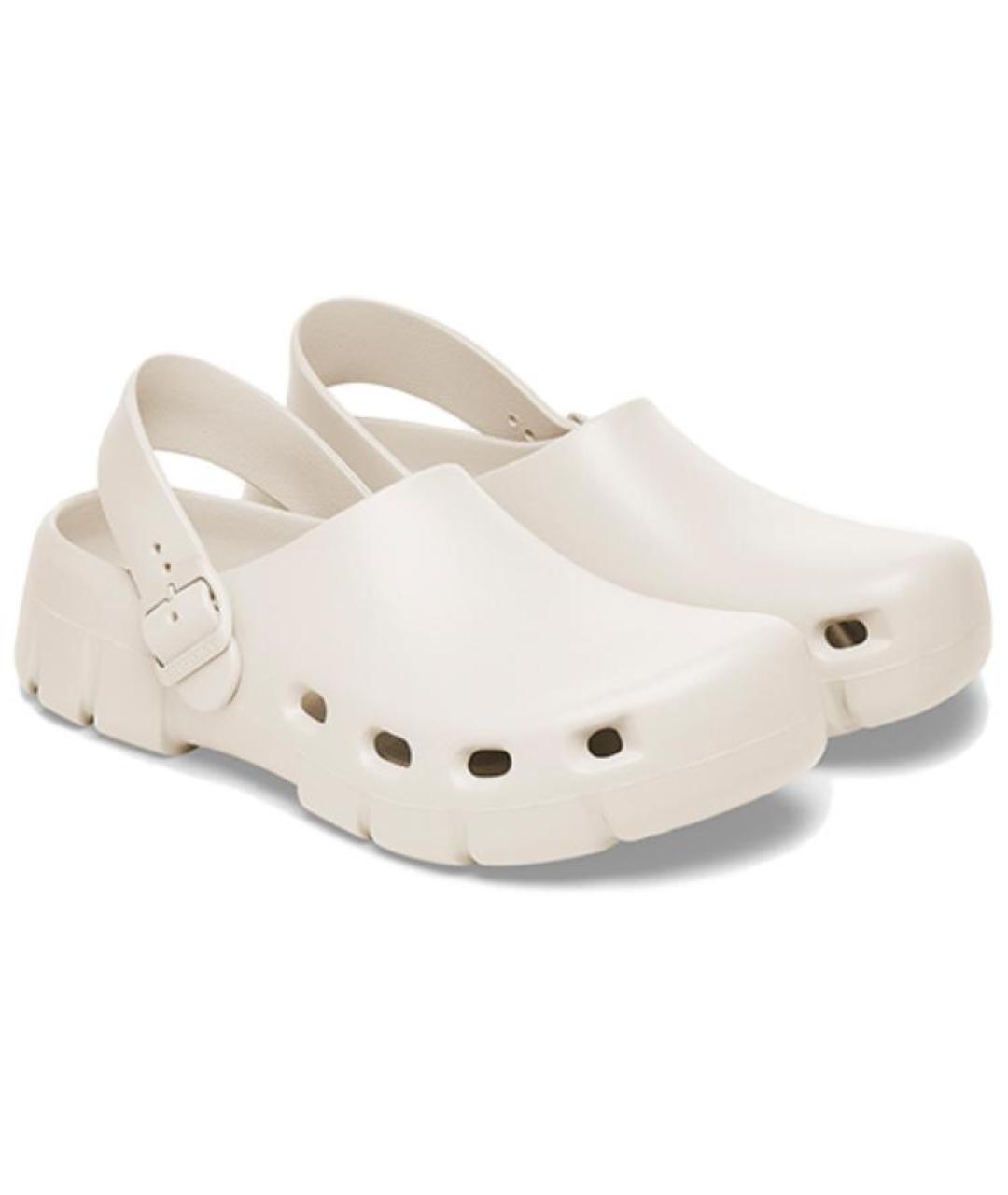 BIRKENSTOCK Белые сабо, фото 4