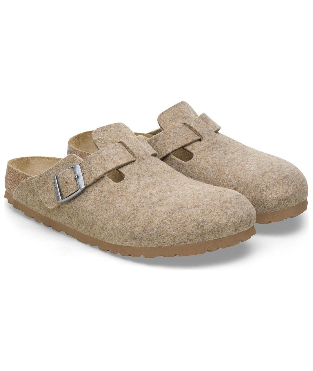 BIRKENSTOCK Бежевые сабо, фото 4