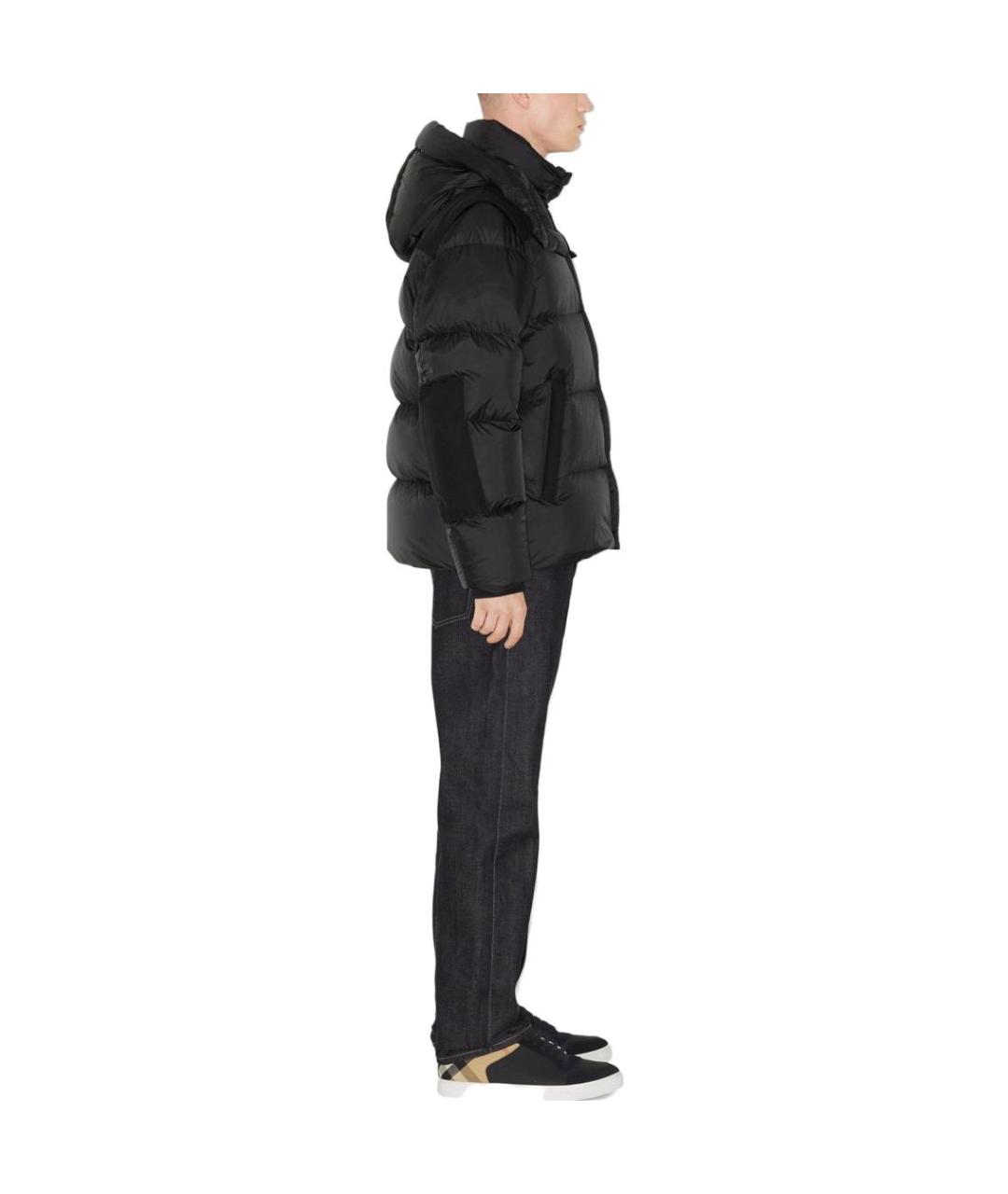BURBERRY Черный пуховик, фото 6