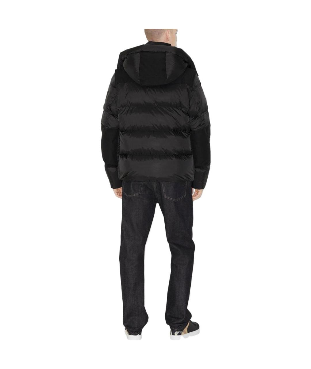 BURBERRY Черный пуховик, фото 4