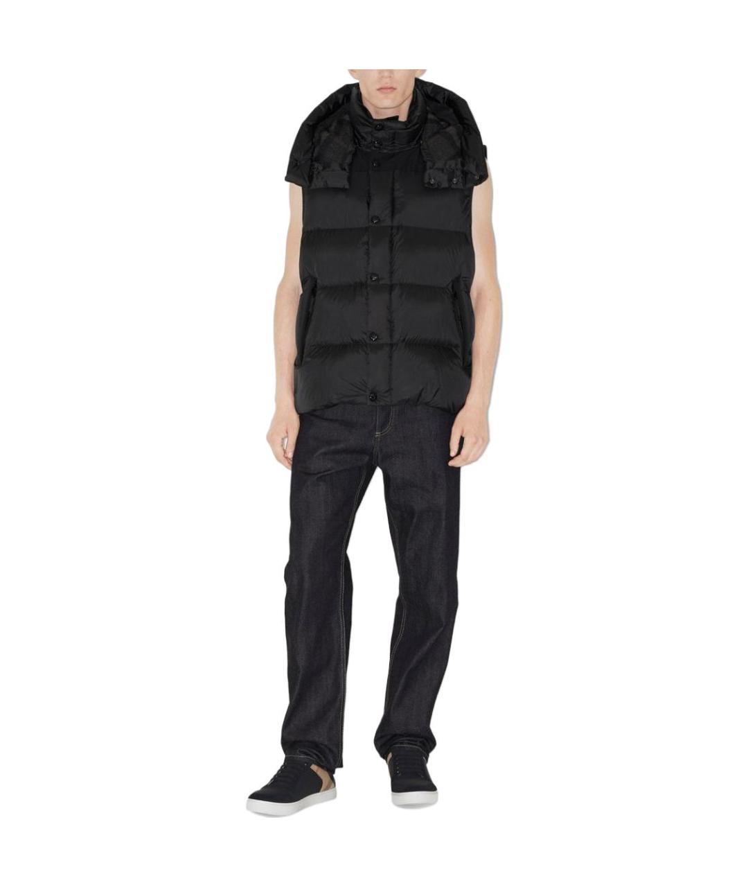 BURBERRY Черный пуховик, фото 3