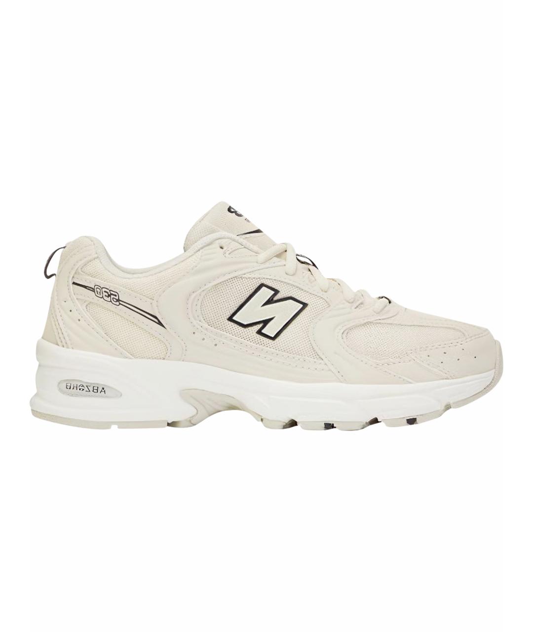 NEW BALANCE Бежевые низкие кроссовки / кеды, фото 1