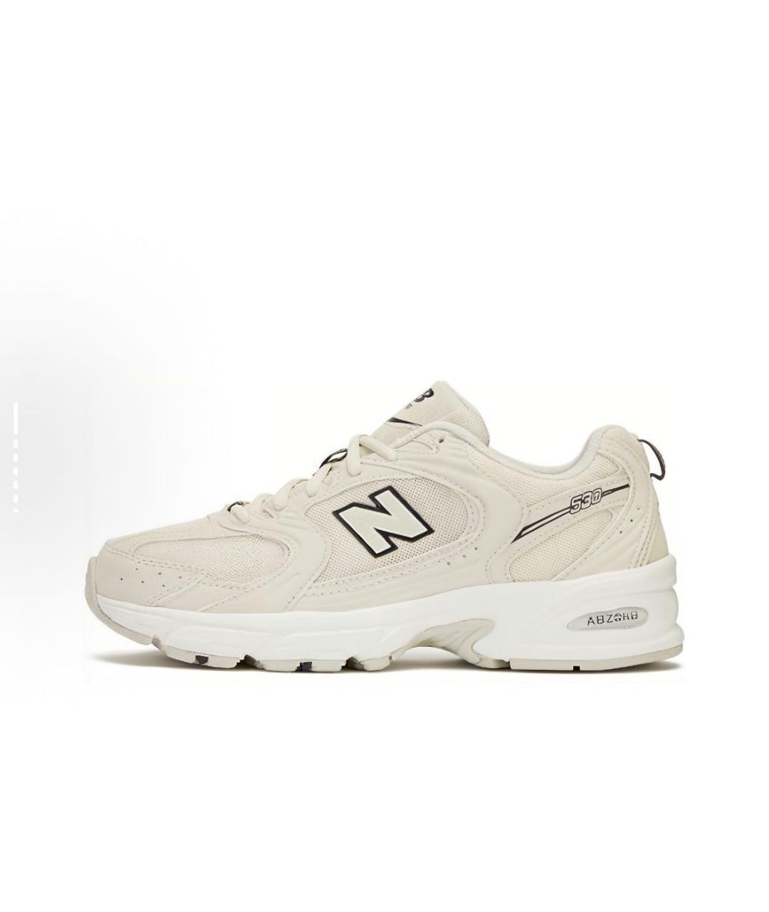 NEW BALANCE Бежевые низкие кроссовки / кеды, фото 8