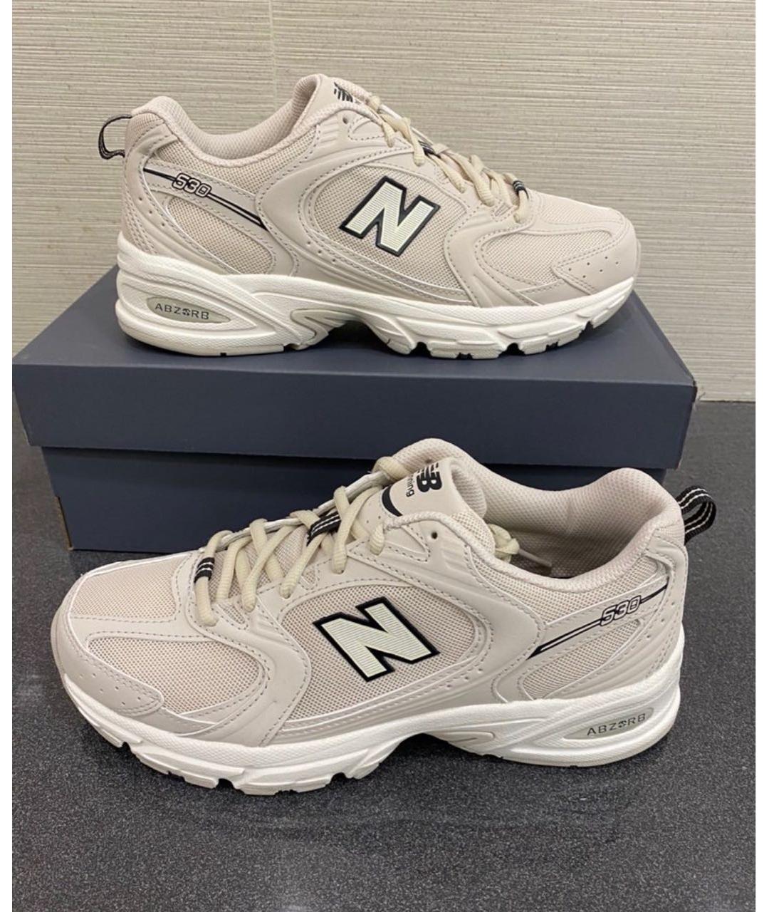 NEW BALANCE Бежевые низкие кроссовки / кеды, фото 7