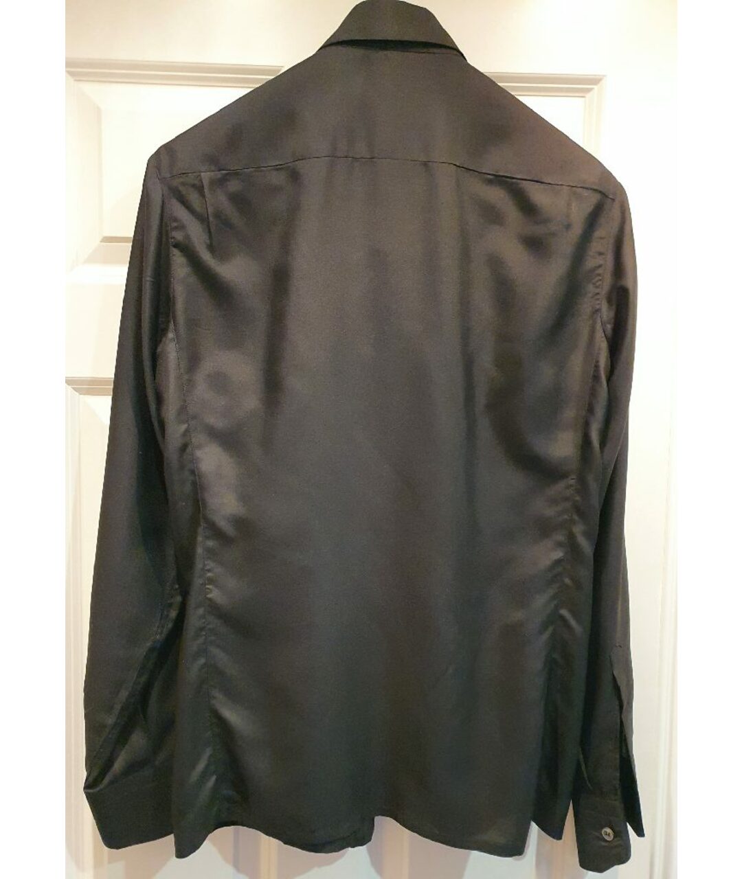 GIANFRANCO FERRE Черная шелковая кэжуал рубашка, фото 2