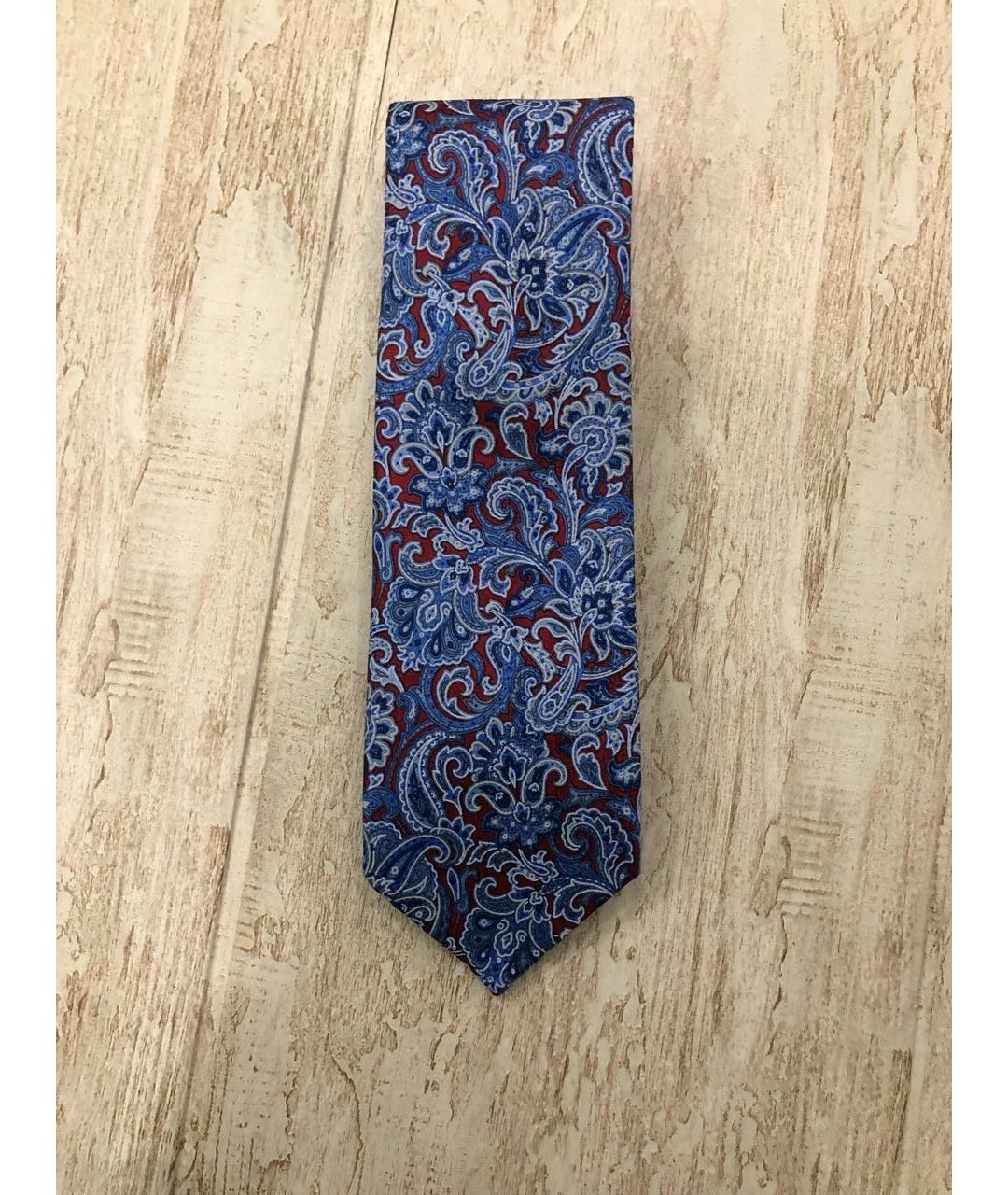 STEFANO RICCI Голубой шелковый галстук, фото 8