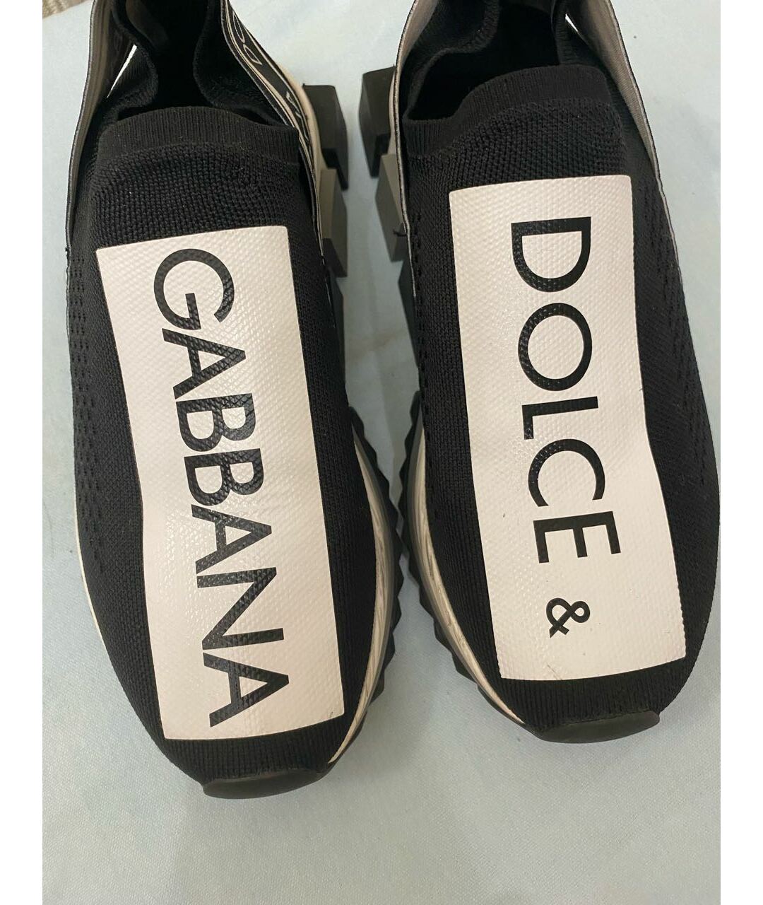 DOLCE&GABBANA Черные кроссовки, фото 4
