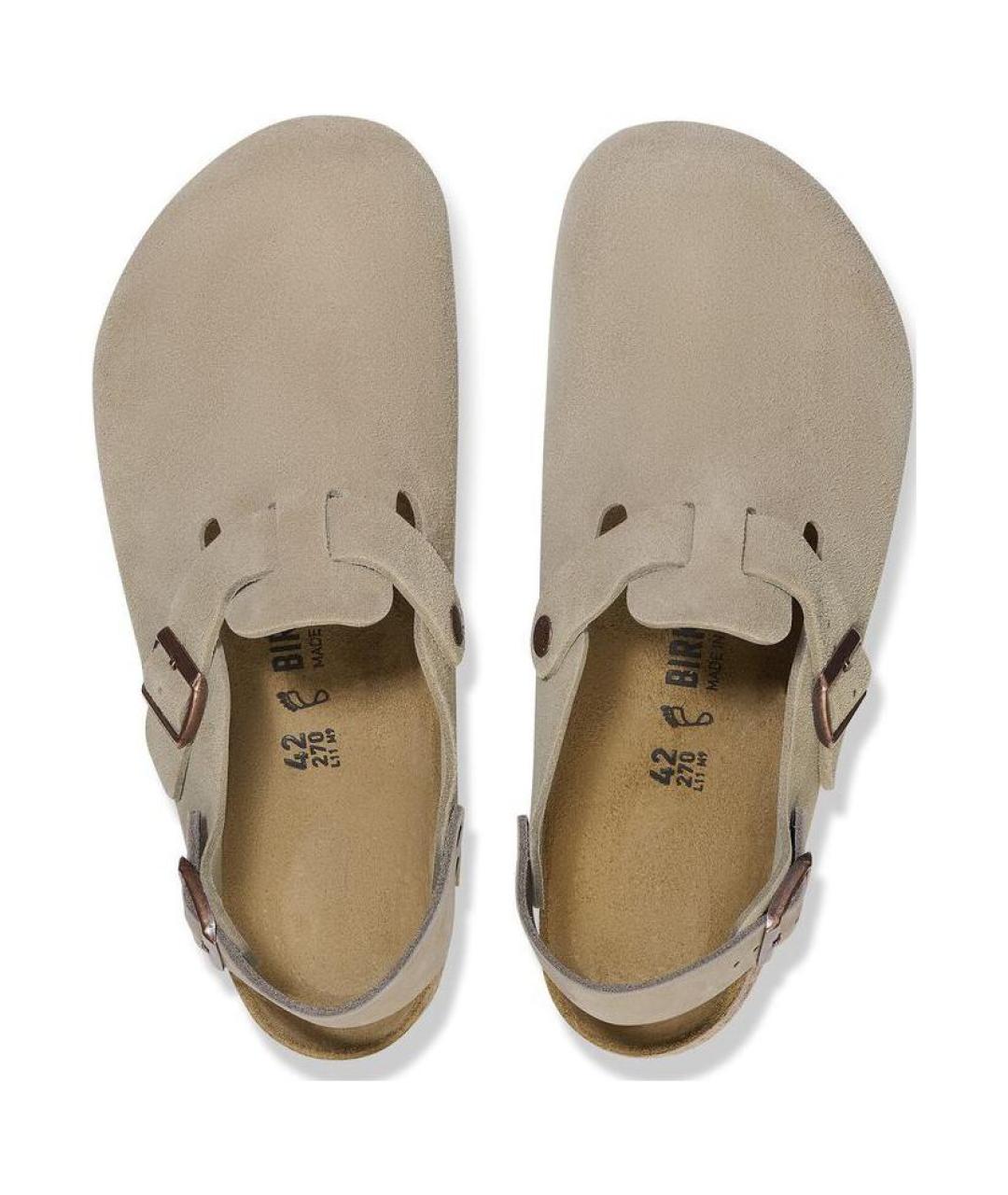 BIRKENSTOCK Коричневые сабо, фото 5