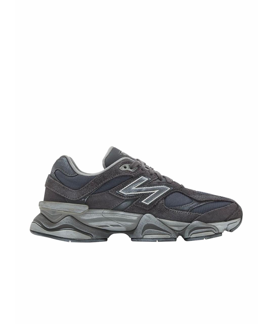 NEW BALANCE Антрацитовые замшевые кроссовки, фото 1