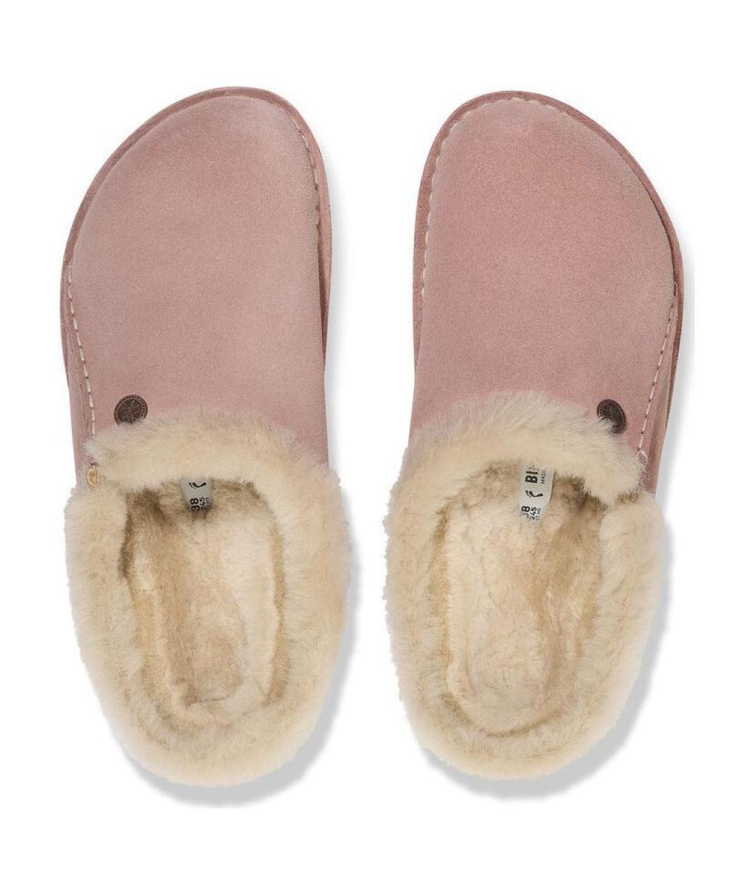 BIRKENSTOCK Розовые замшевые сабо, фото 5