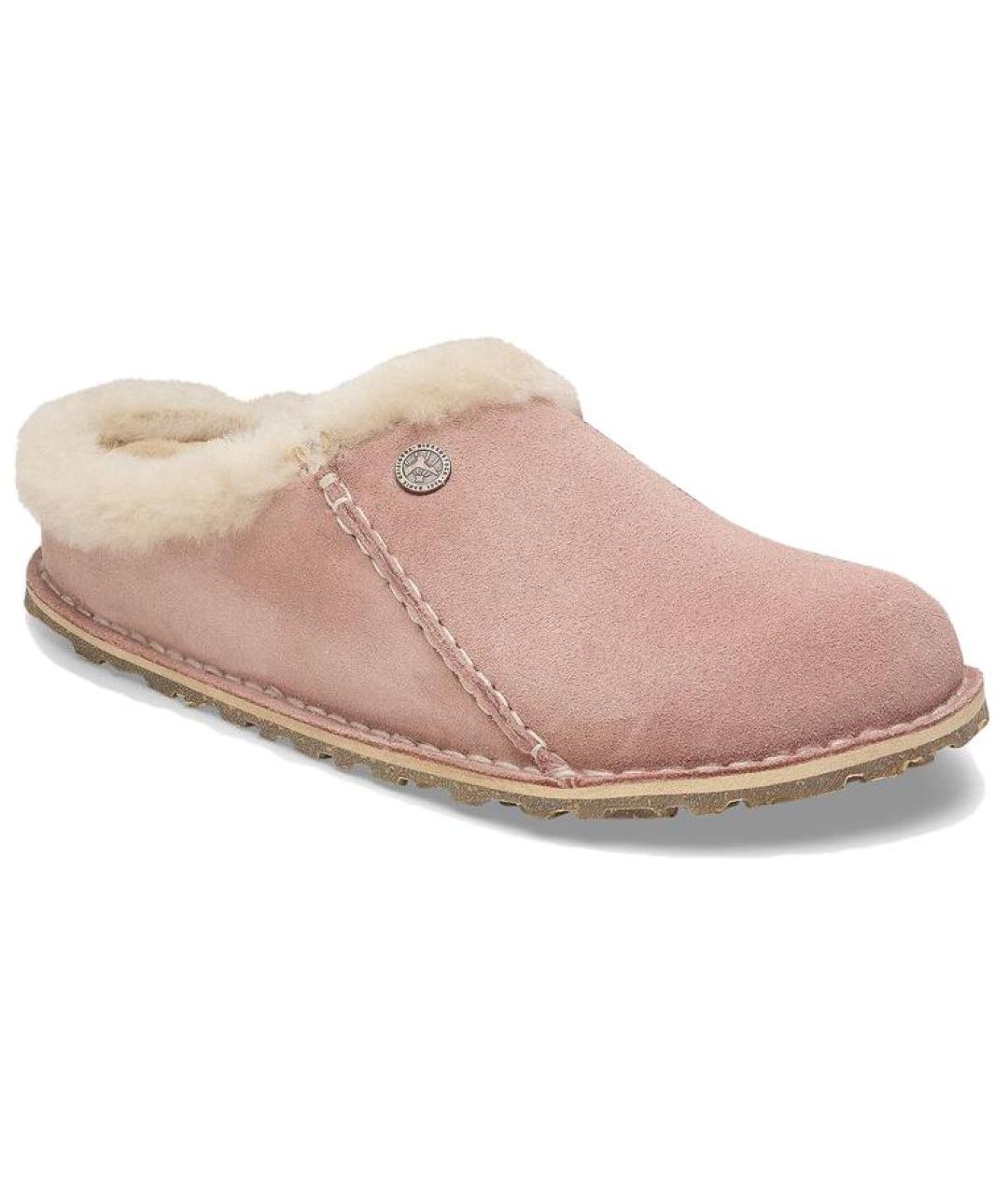 BIRKENSTOCK Розовые замшевые сабо, фото 3