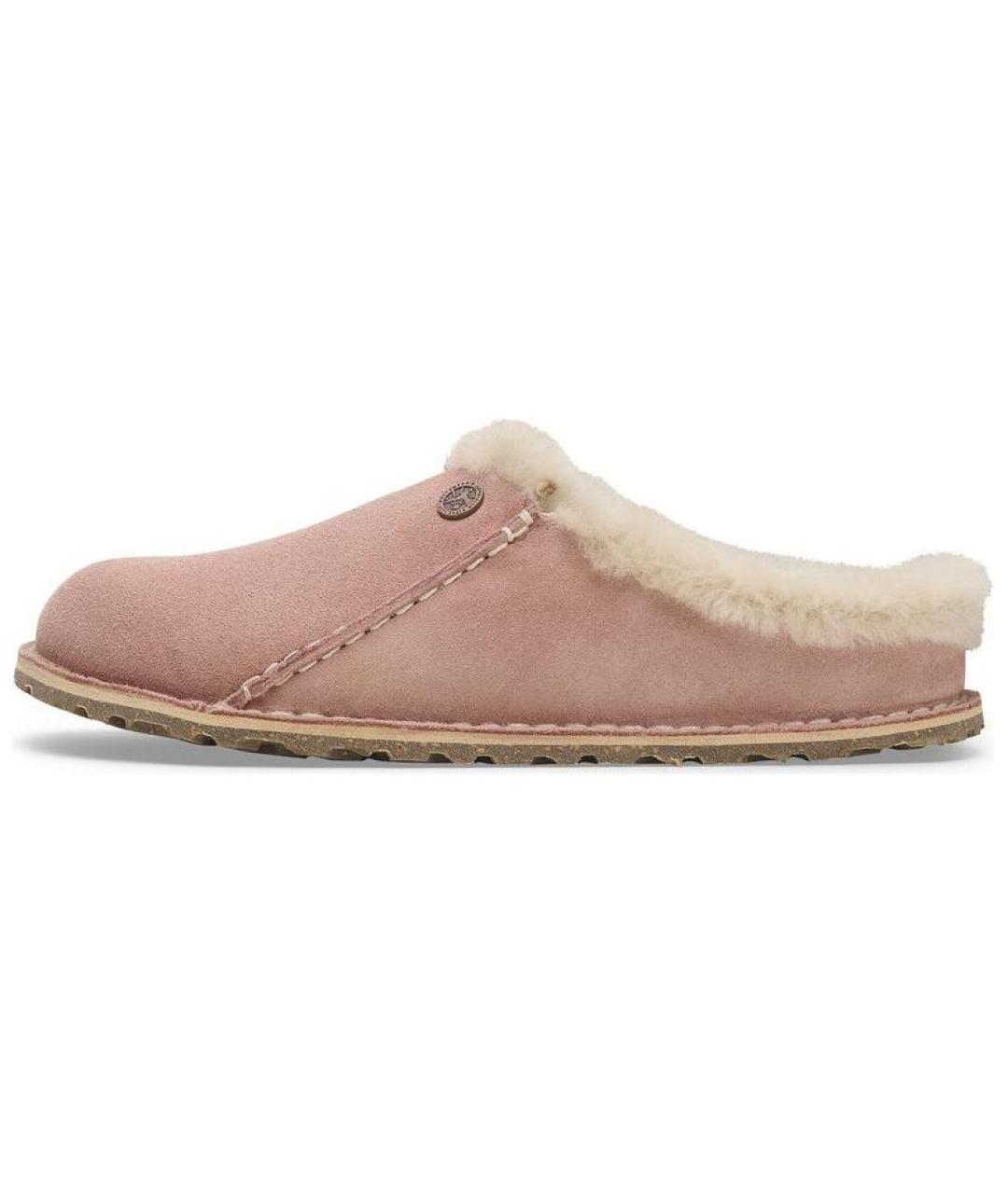 BIRKENSTOCK Розовые замшевые сабо, фото 2