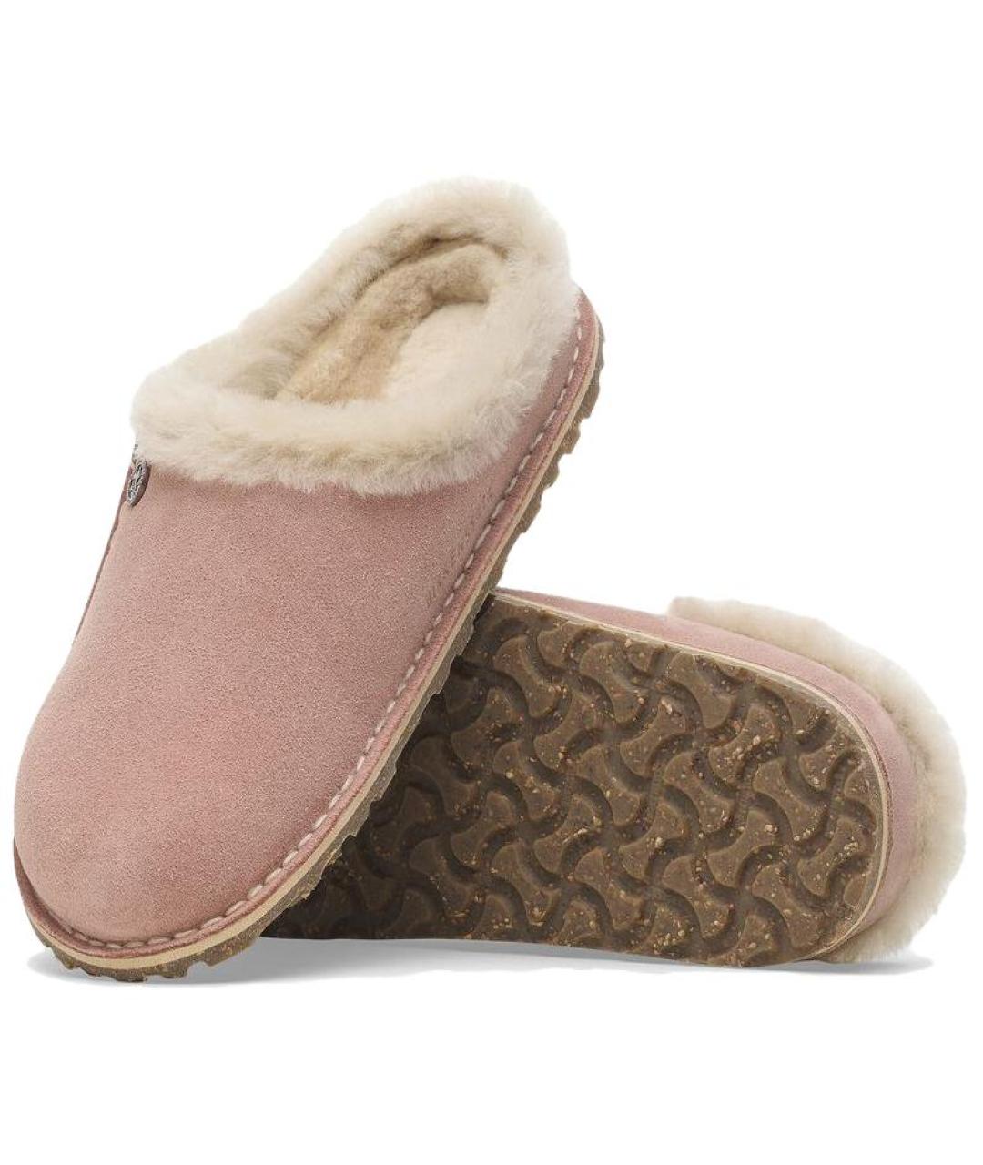 BIRKENSTOCK Розовые замшевые сабо, фото 6