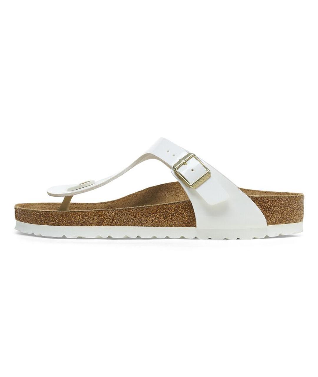 BIRKENSTOCK Белые шлепанцы, фото 2