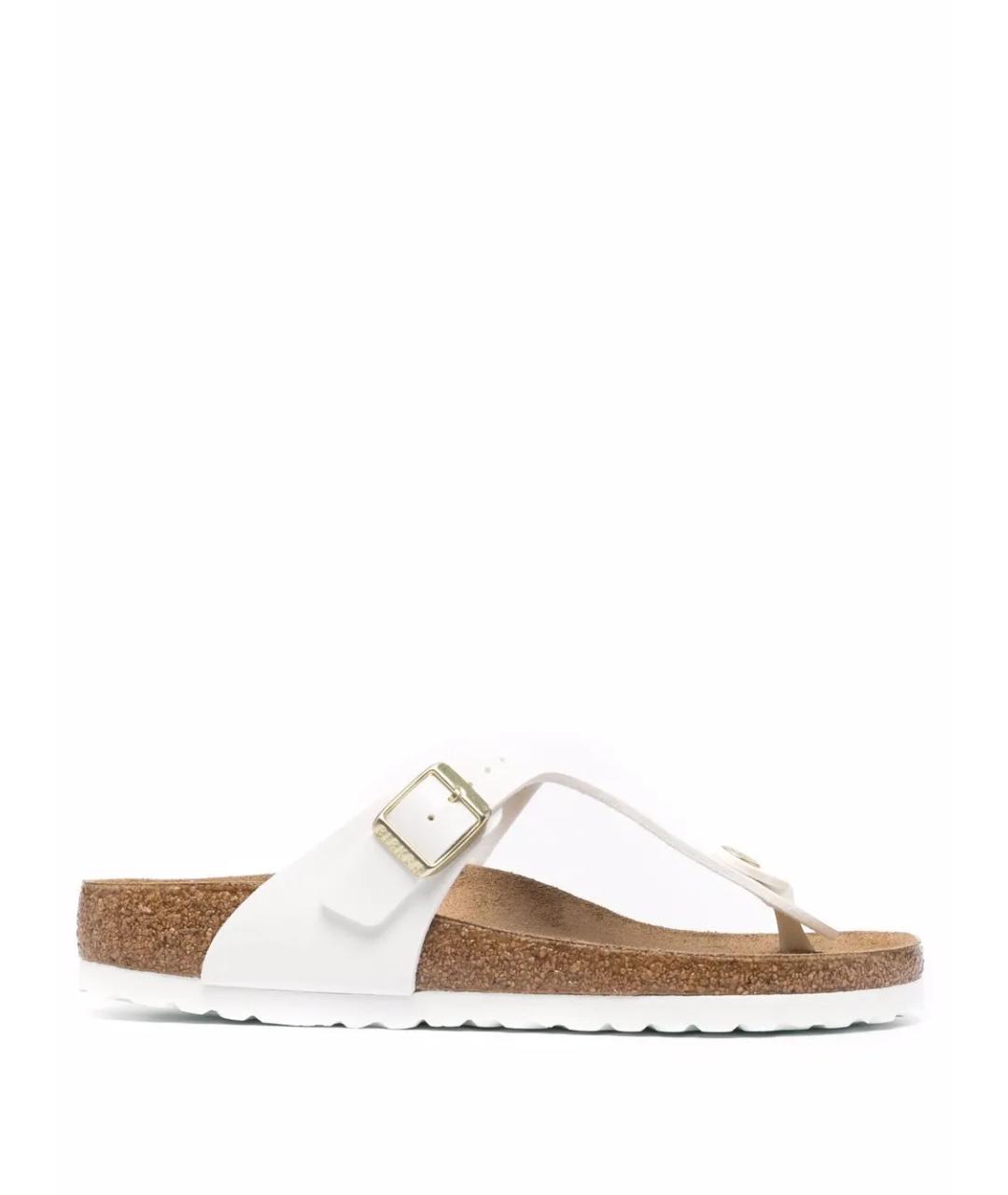 BIRKENSTOCK Белые шлепанцы, фото 1