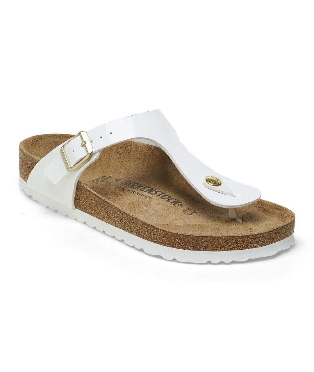 BIRKENSTOCK Белые шлепанцы, фото 3