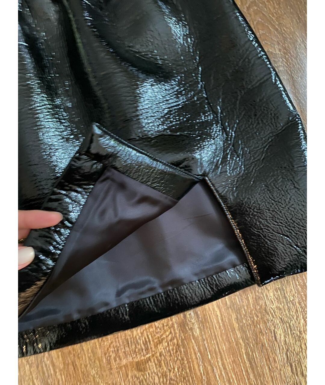 MIU MIU Черная юбка мини, фото 2