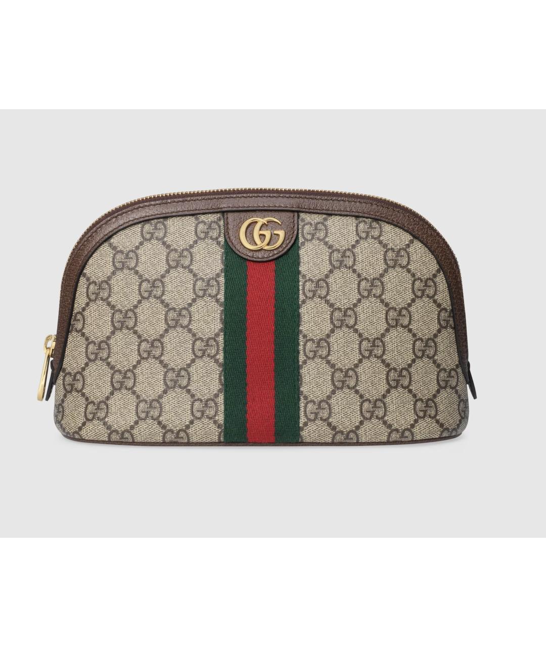 GUCCI Бежевая косметичка, фото 5