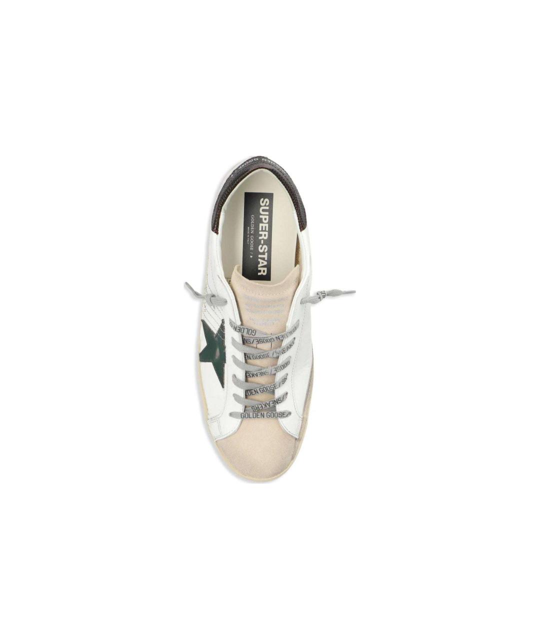 GOLDEN GOOSE DELUXE BRAND Белые низкие кроссовки / кеды, фото 4