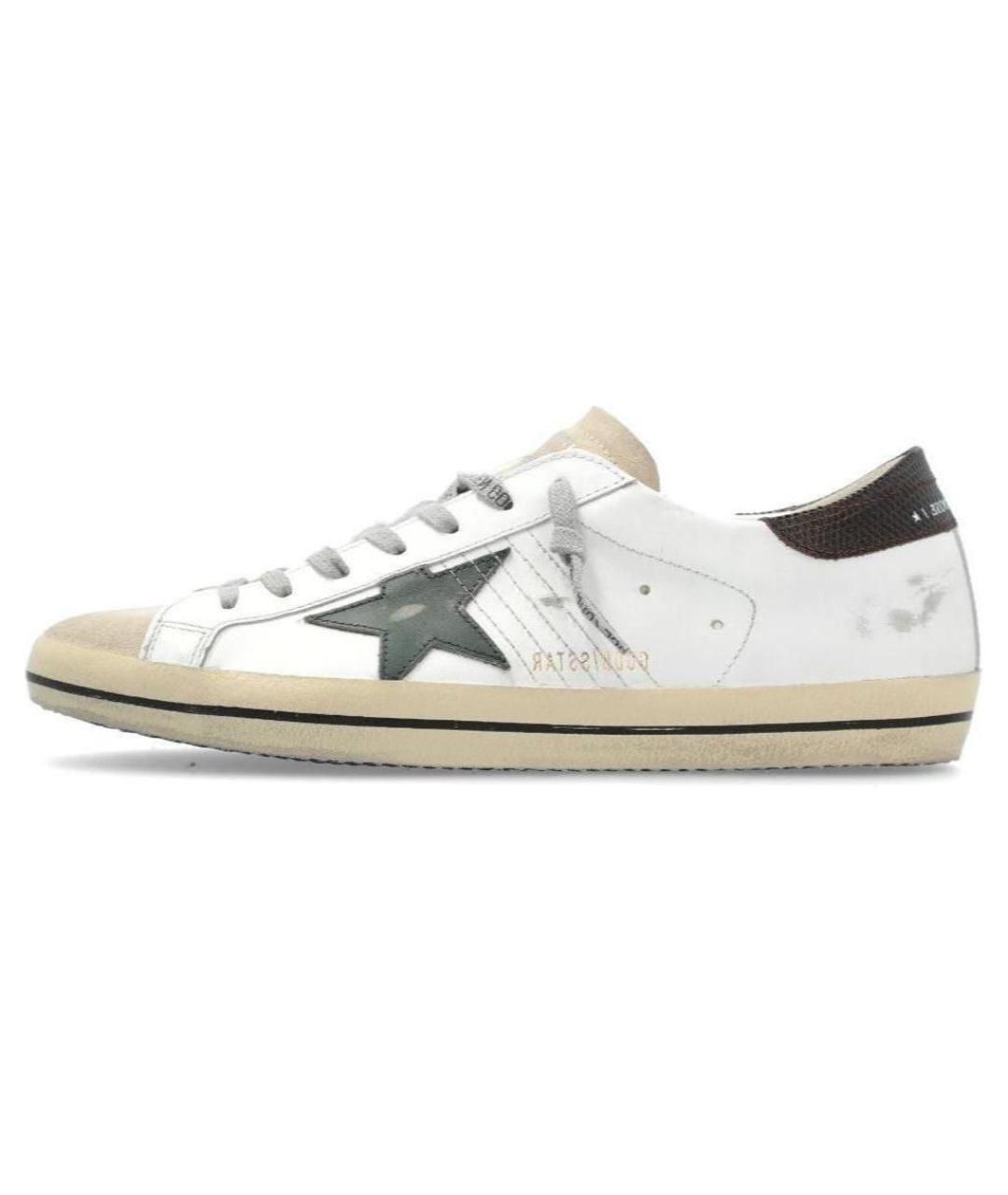 GOLDEN GOOSE DELUXE BRAND Белые низкие кроссовки / кеды, фото 2
