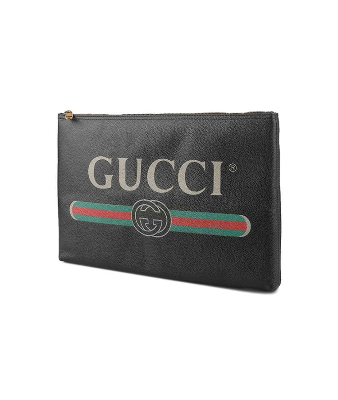GUCCI Черная кожаная папка для документов, фото 2